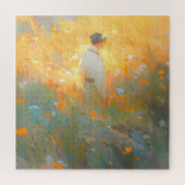 夏のフィールドアニメ印象主義 ジグソーパズル (縦)