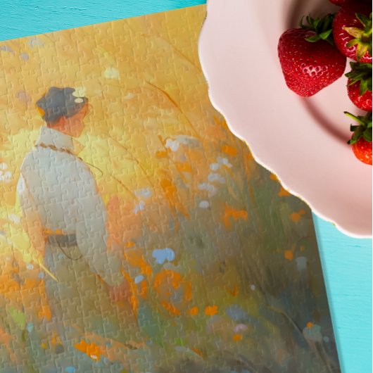 夏のフィールドアニメ印象主義 ジグソーパズル