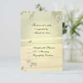 夏のフィールドウェディングRSVP 出欠カード (スタンド正面)