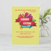 夏のフェスティバルの発表 案内状 (スタンド正面)