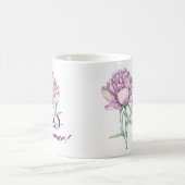 夏のフラワーマグカップ コーヒーマグカップ (中央)