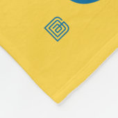 夏のフリップフロップパターン フリースブランケット (角)