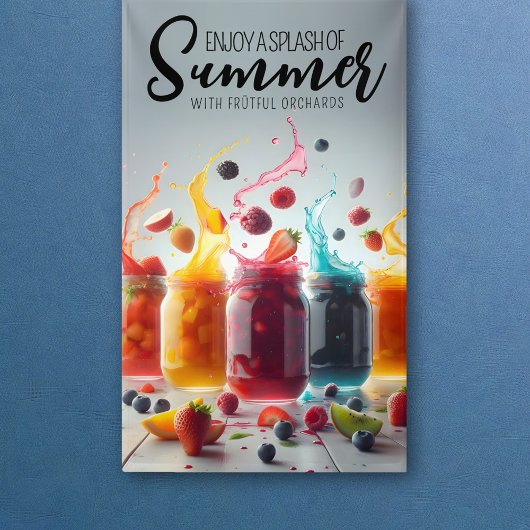 夏のフルーツカラフルジャム 横断幕