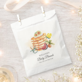 夏のフルーツパンケーキおしゃぶりブランチ赤ちゃんシャワー フェイバーバッグ