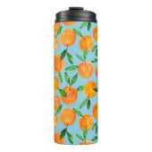 夏のフルーツ柑橘類のパターン タンブラー (正面)