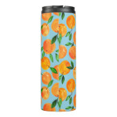 夏のフルーツ柑橘類のパターン タンブラー (裏面)