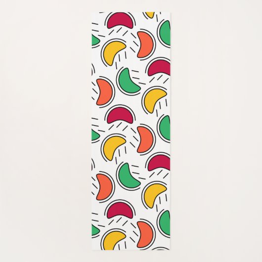 夏のフルーツ ヨガマット (裏面)