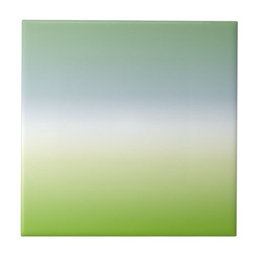 夏のフレッシュグラデカッコいいィエントブルーグラデーショングリーン タイル (正面)