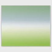 夏のフレッシュグラデカッコいいィエントブルーグラデーショングリーン ラッピングペーパー (フラット)