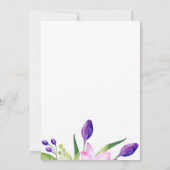 夏のフローラエレガント引っ越し祝いパーティーbbq 招待状 (裏面)