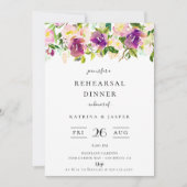 夏のフローラカラフルリハーサルディナー 招待状 (正面)
