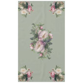 夏のフローラテーマとヴィンテージ テーブルクロス