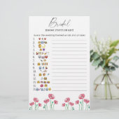 夏のフローラブライダルシャワー絵文字ゲーム (スタンド正面)