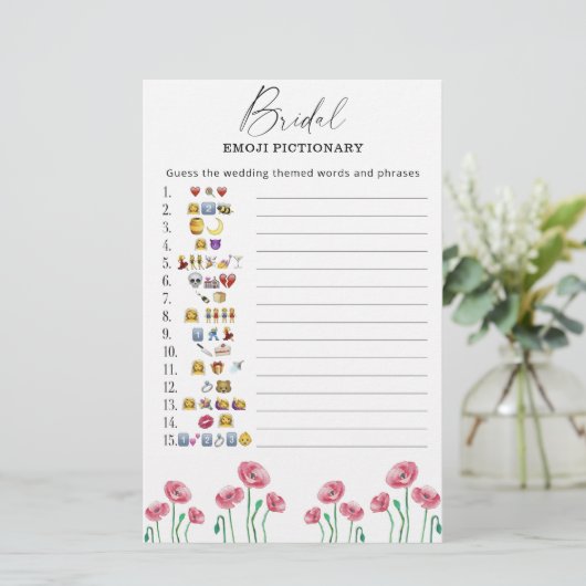 夏のフローラブライダルシャワー絵文字ゲーム (スタンド正面)