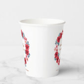 夏のフローラリースベビーシャワー 紙コップ (右)