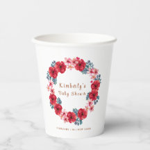 夏のフローラリースベビーシャワー