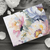 夏のフローラ写真のメモリサンキューカード 招待状