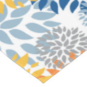 夏のフローラ抽象芸術明るい色のパターン テーブルクロス (アングル)