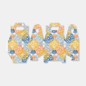 夏のフローラ抽象芸術明るい色のパターン フェイバーボックス (折り畳みなし)