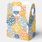 夏のフローラ抽象芸術明るい色のパターン フェイバーボックス (オープン)