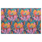 夏のフローラ抽象芸術 ファブリック (ヤード)