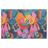 夏のフローラ抽象芸術 ファブリック (ファットクウォーター)