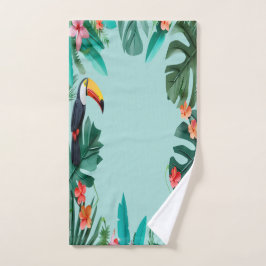 夏のフローラ ハンドタオル