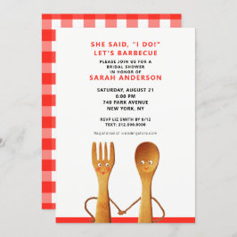 夏のブライダルシャワーの招待状 招待状