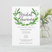 夏のブライダルシャワー招待。ガーデンパーティー 招待状 (スタンド正面)