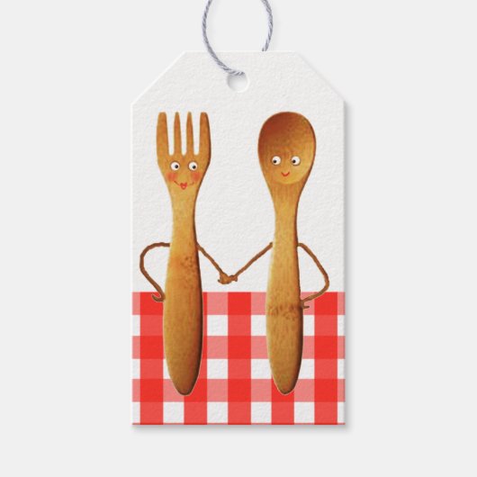 夏のブライダルシャワー ギフトタグ (正面)