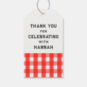 夏のブライダルシャワー ギフトタグ (裏面)