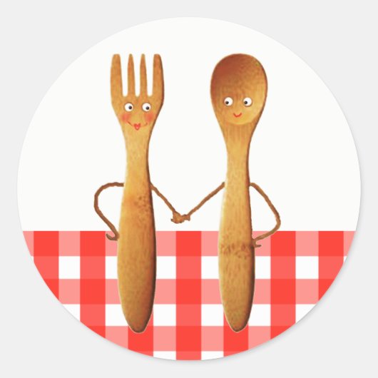 夏のブライダルシャワー ラウンドシール (正面)