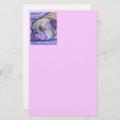 夏のブルドッグ 便箋 (正面/裏面)