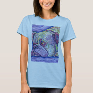 夏のブルドッグ Tシャツ