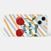 夏のプリントデザインのiPhoneケース iPhone 15ケース (裏面横)