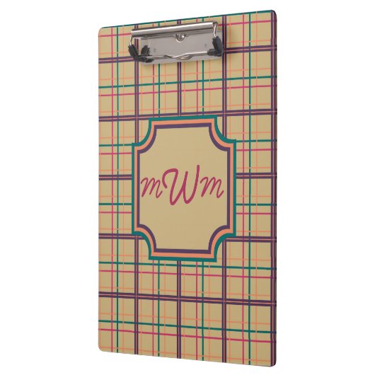 夏のプレイドクリップボード クリップボード (左)