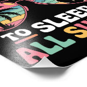 夏のプレゼントの中で最も眠りそうな先生 フォトプリント            (角)