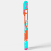 夏のプールサイドの雰囲気 アブストラクトアート Case-Mate iPhoneケース (裏面 / 左)