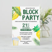 夏のプールスナックピクニックパーティー 招待状 (スタンド正面)