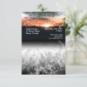 夏のプールパーティー招待状 招待状 (スタンド正面)