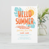 夏のプールパーティー、学校最後のパーティー 招待状 (スタンド正面)