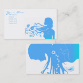 夏のペイズリー 名刺 (正面/裏面)