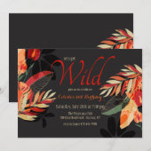 夏のホットパーティー 招待状 (正面/裏面)