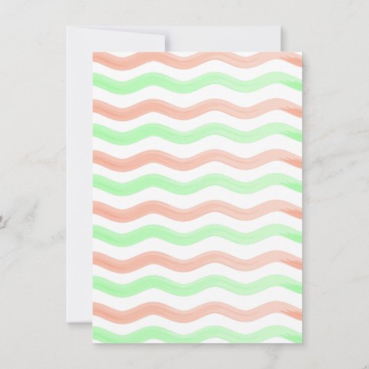 夏のポップシクルアイスクリームの誕生日の招待状 招待状 (裏面)