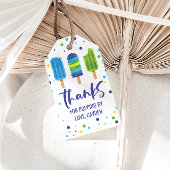 夏のポップ・アートの誕生日ギフトラベル ギフトタグ