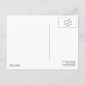 夏のマグノリアツリーBW ポストカード (裏面)