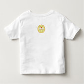 夏のマーメイドかわいい幼児Tシャツ 白 トドラーTシャツ (裏面)