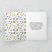 夏のミックスベリー ハッピーマザーズデー カード (内部)