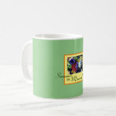 夏のミネラルポイントコーヒー、ティーマグカップ。 コーヒーマグカップ (正面左)