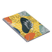 夏のメンフィスのシームレスなパターン、抽象芸術の形状 ノートブック (右側)